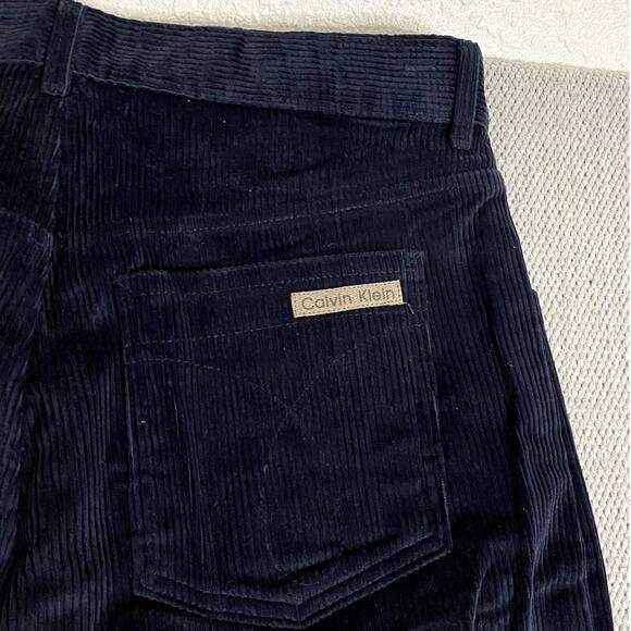 Calvin Klein Vintage Corduroy Pants Mens 33X35 Blueberry Boot Omega Stitch USA - Picture 10 of 16